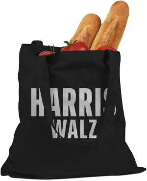 Harris Walz for President 2024 Kamala Harris Cotton Canvas Tote Bag