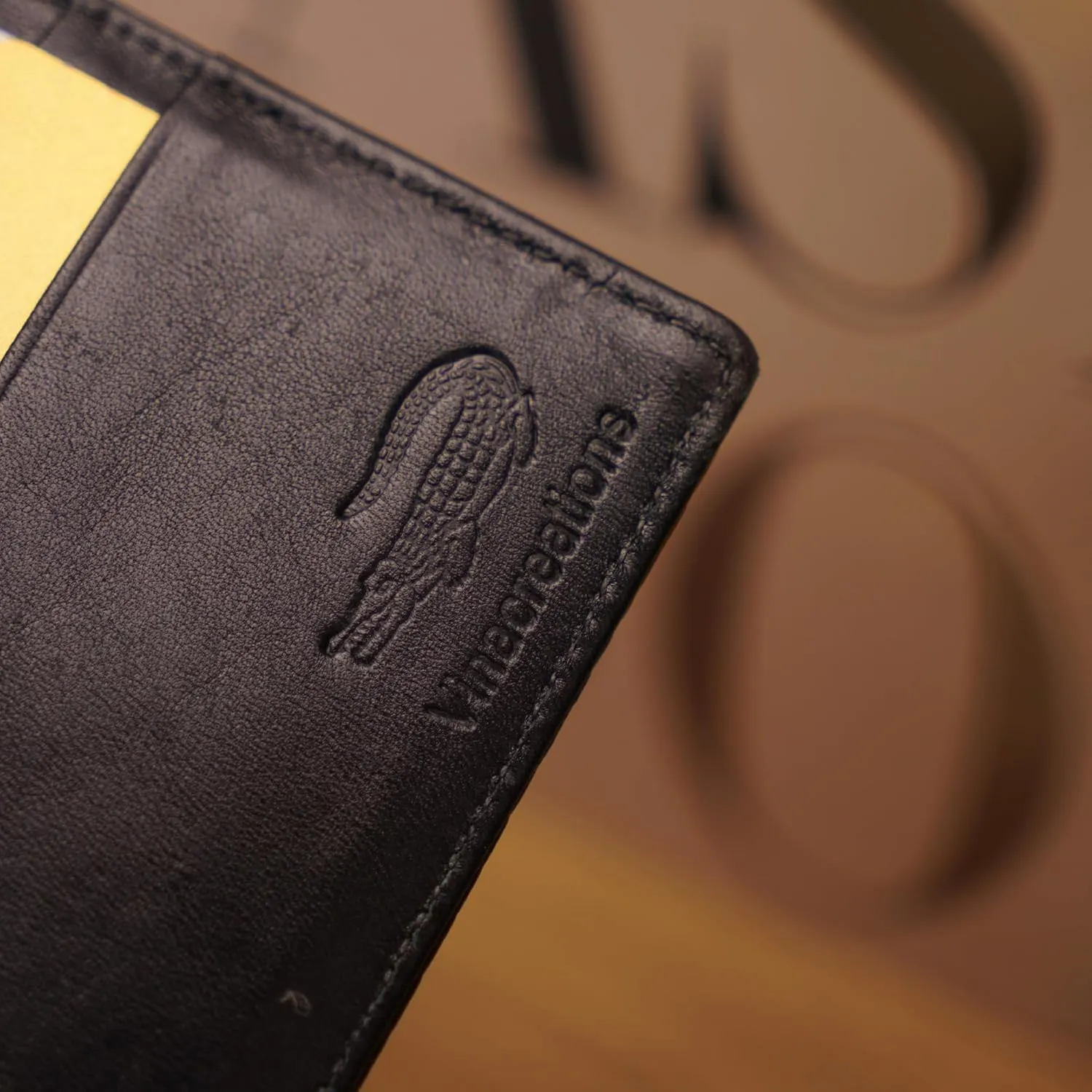HATA Men Leather Wallet Croc RFID Blocking Front Pocket AIIigator Handmade Gift For Birthday Wedding Anniversary Father's Day