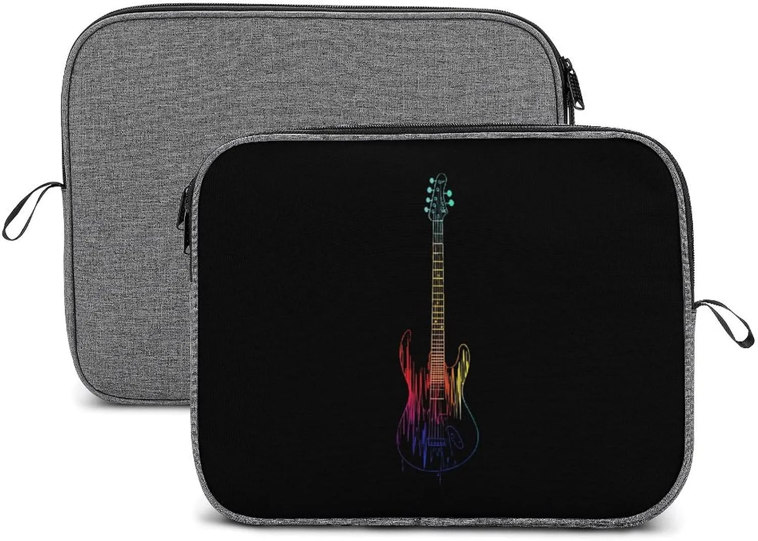 Heartbeat Guitar Laptop Sleeve Case Shockproof Protective Carrying Bag Travel Briefcase 14inch