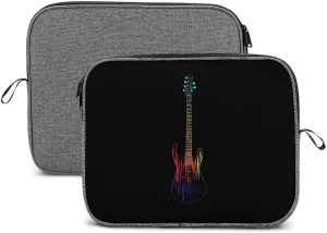 Heartbeat Guitar Laptop Sleeve Case Shockproof Protective Carrying Bag Travel Briefcase 14inch