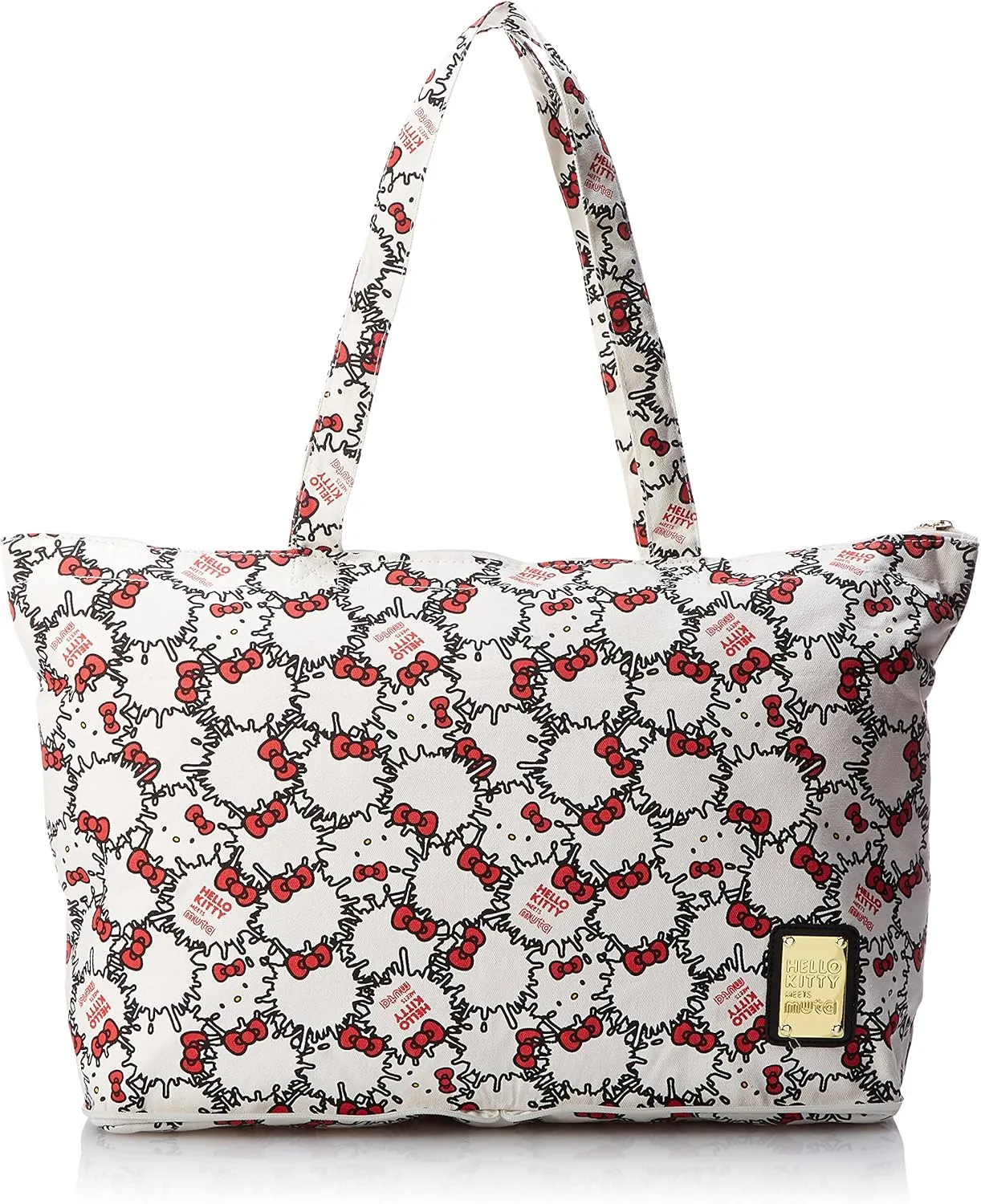 Hello Kitty Meets muta Folding Tote Bag