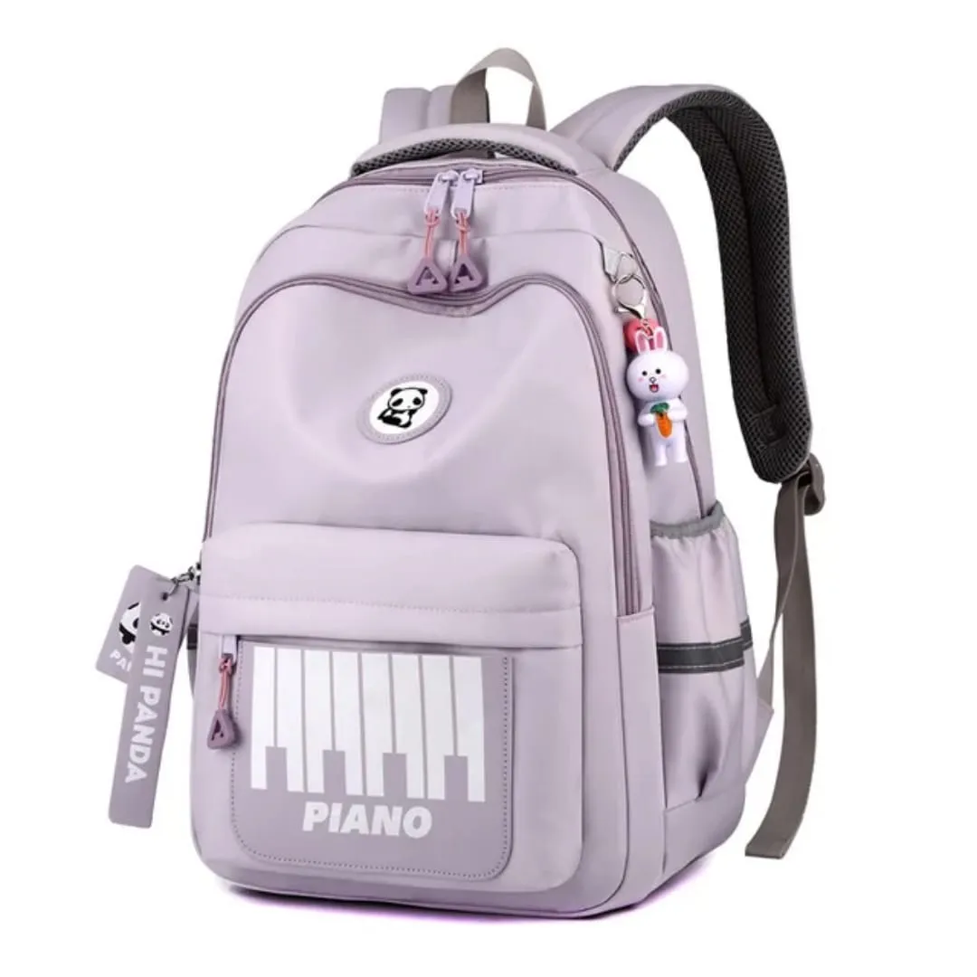 Hi Panda Piano Backpack - Cool, Spacious & Lightweight School Bag