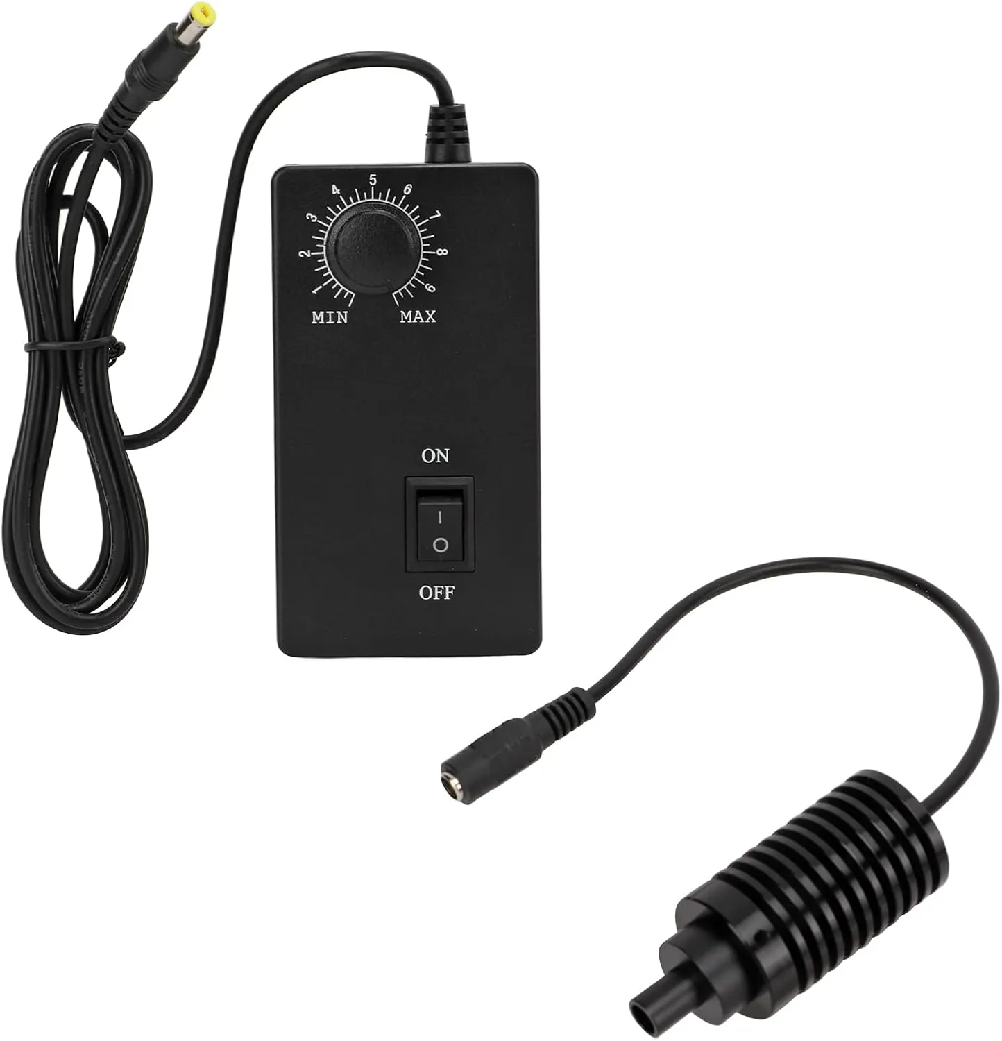 High Brightness Microscope LED Coaxial Light - AC100V-240V, Φ9mm Spot Light for Industrial Microscopes, Fiber Optic Tools and Coaxial Illumination (White, US Plug)