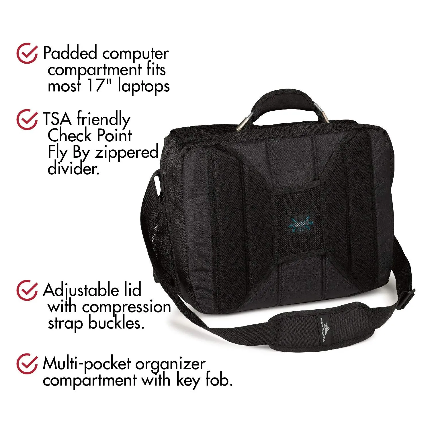 High Sierra XBT TSA Messenger Bag