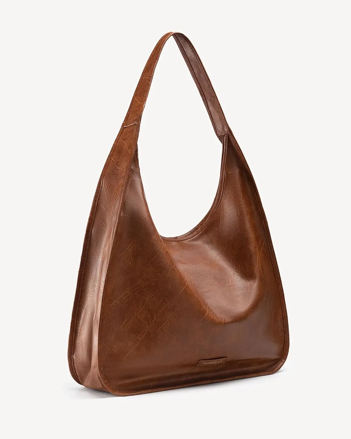Hobo Purse, PU Leather Shoulder Bag, Tote Handbag for Work and Travel