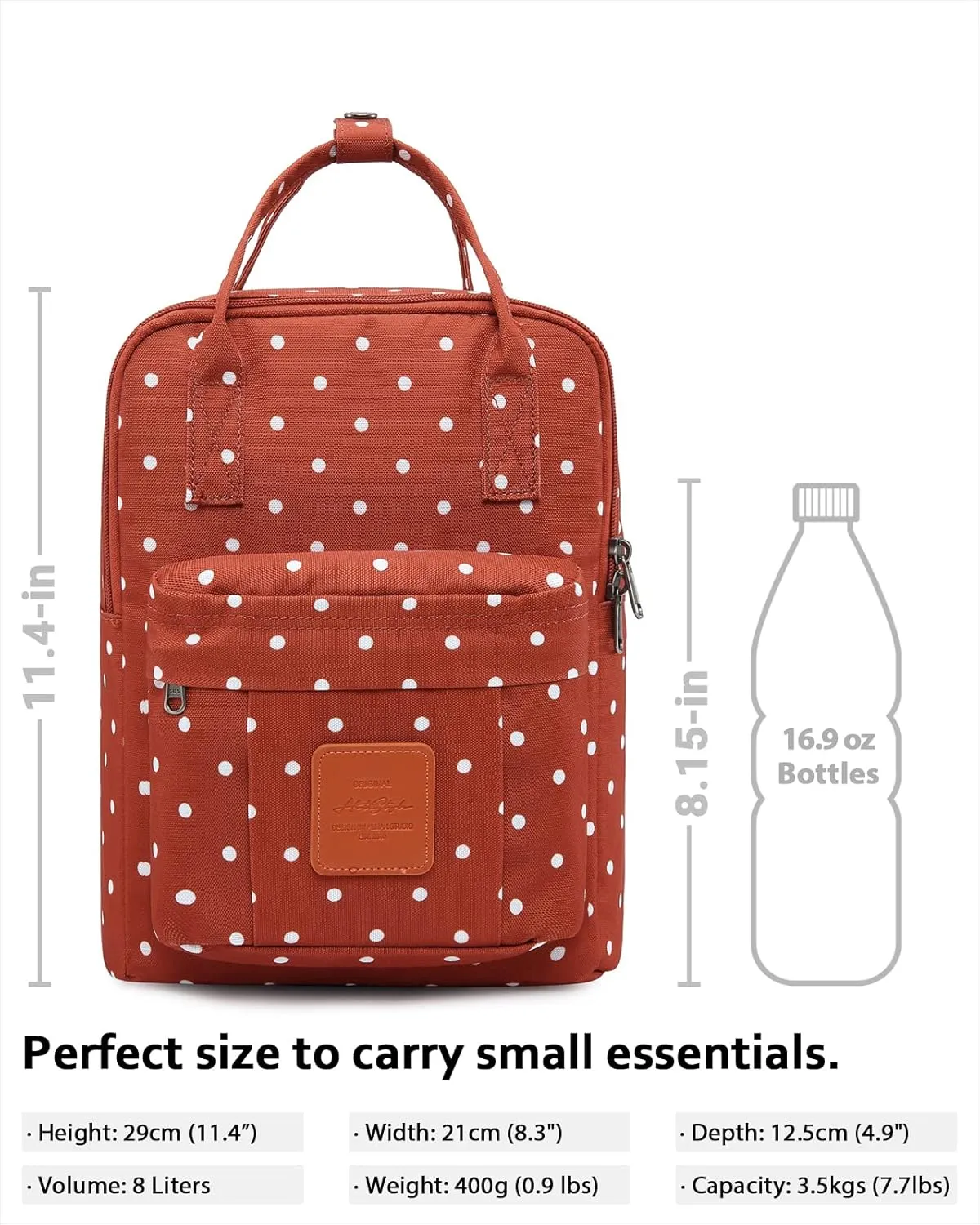 HotStyle BESTIE Mini Backpack Purse, Multiple Colors and Patterns, Small Sized