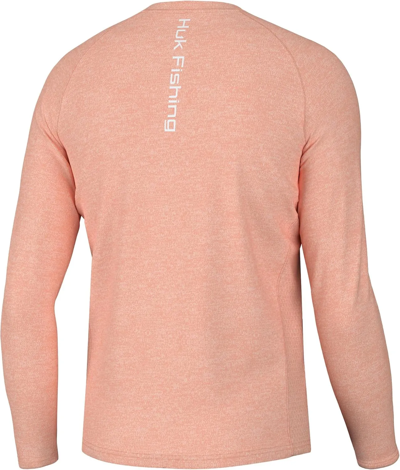 HUK Men's Pursuit Heather Long Sleeve, Fishing Shirt