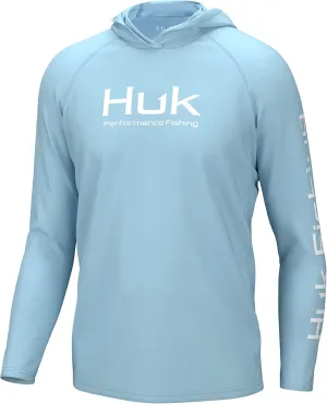 HUK Men's Pursuit Vented Long Sleeve Hoodie, Fishing Shirt with Hood