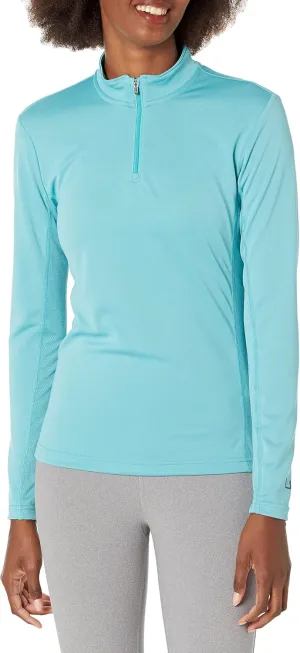HUK Women's Icon 1/4 Zip Long Sleeve| Fishing Shirt with Sun Protection