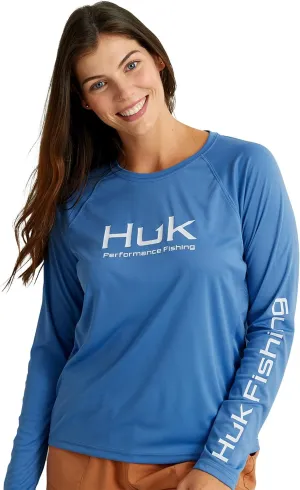 HUK Women's Pursuit Long Sleeve Performance Shirt   Sun Protection