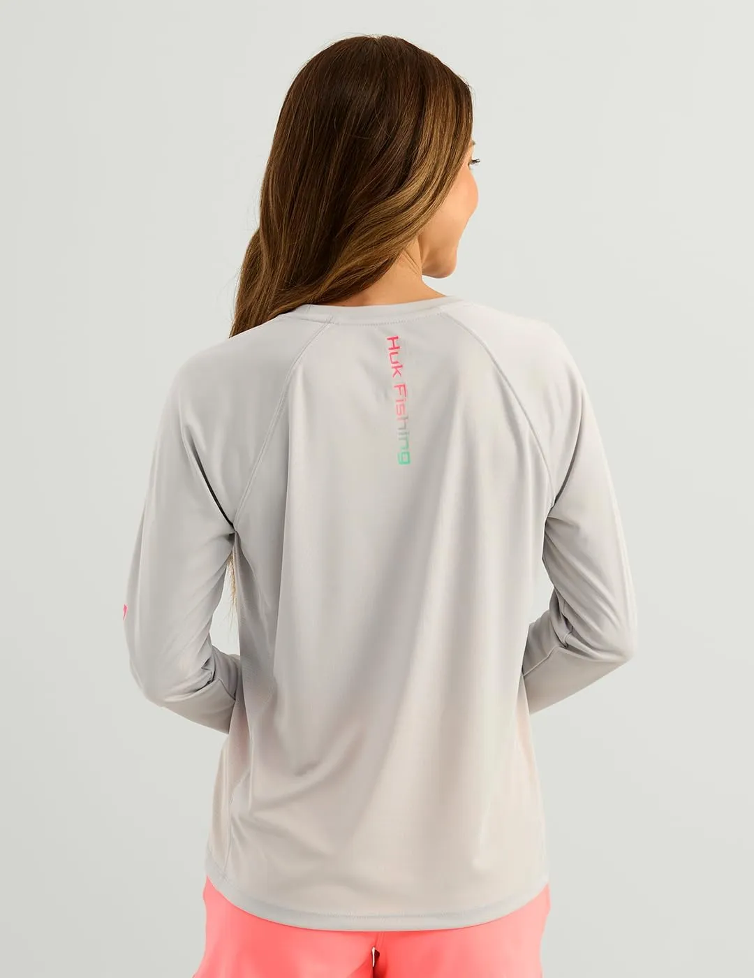 HUK Womens Pursuit Long Sleeve Shirt, Performance Shirt   Sun Protection