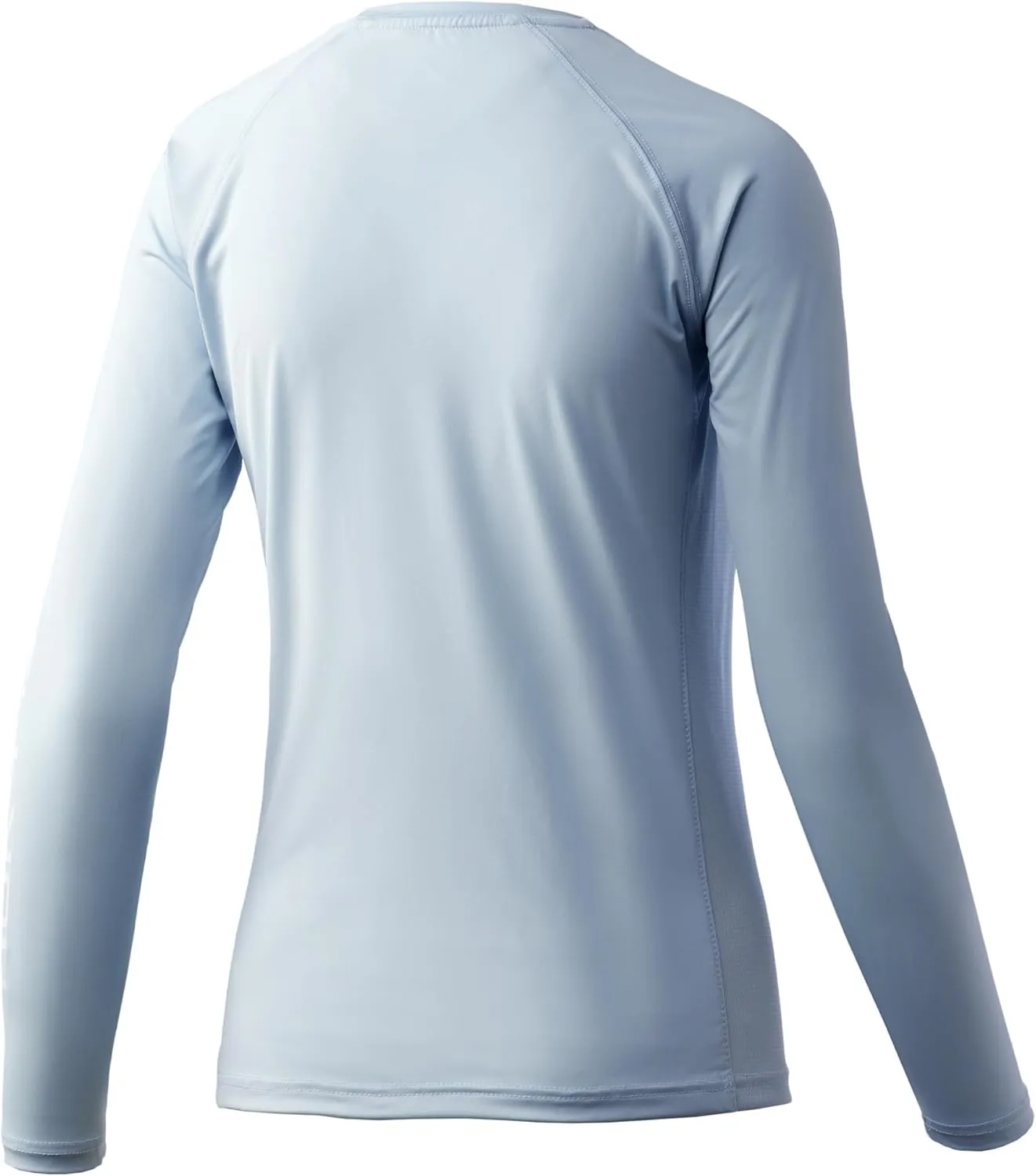 HUK Women's Pursuit Patterned Crew Sleeve, Performance Shirt