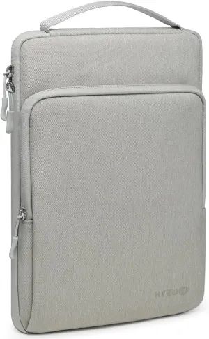 HYZUO 17-17.3 Inch Laptop Bag Case Sleeve for 17" 17.3" HP/Dell/Lenovo/ASUS/Acer/LG/MSI Gaming Laptop/Razer Blade 17/18, Notebook Carrying Briefcase for Men Women, Light Grey