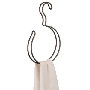 iDesign Classico Over the Rod, Closet Accessory Organizer for Scarves, Pashminas, Handbags - Loop, Bronze