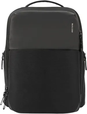 Incase A.R.C. Daypack - Work/School/Everyday Backpack & Laptop Bag, 24L Main Pocket,16inch Faux Fur Laptop Compartment, Easy Access RFID Organization Pocket, Two Side Zippered Pockets - Black