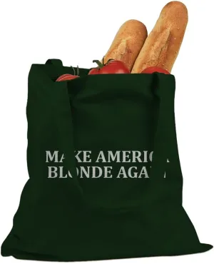Indica Plateau Make America Blonde Again Cotton Canvas Tote Bag