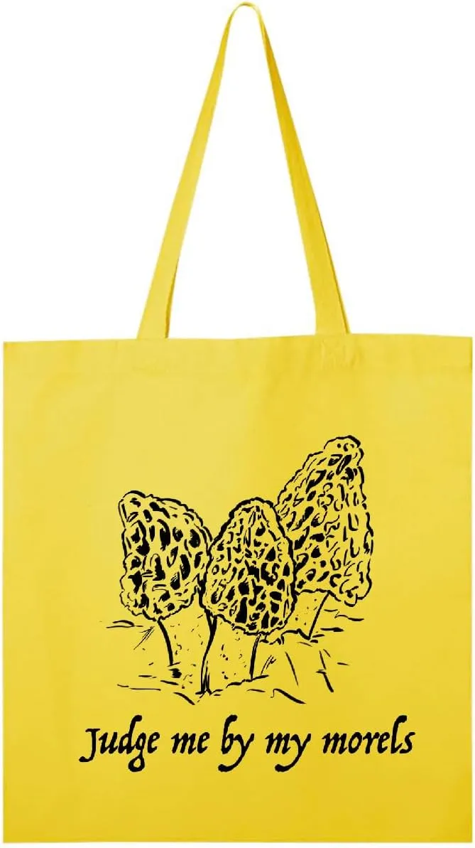 inktastic Judge Me By My Morels with Morel Mushrooms Tote Bag