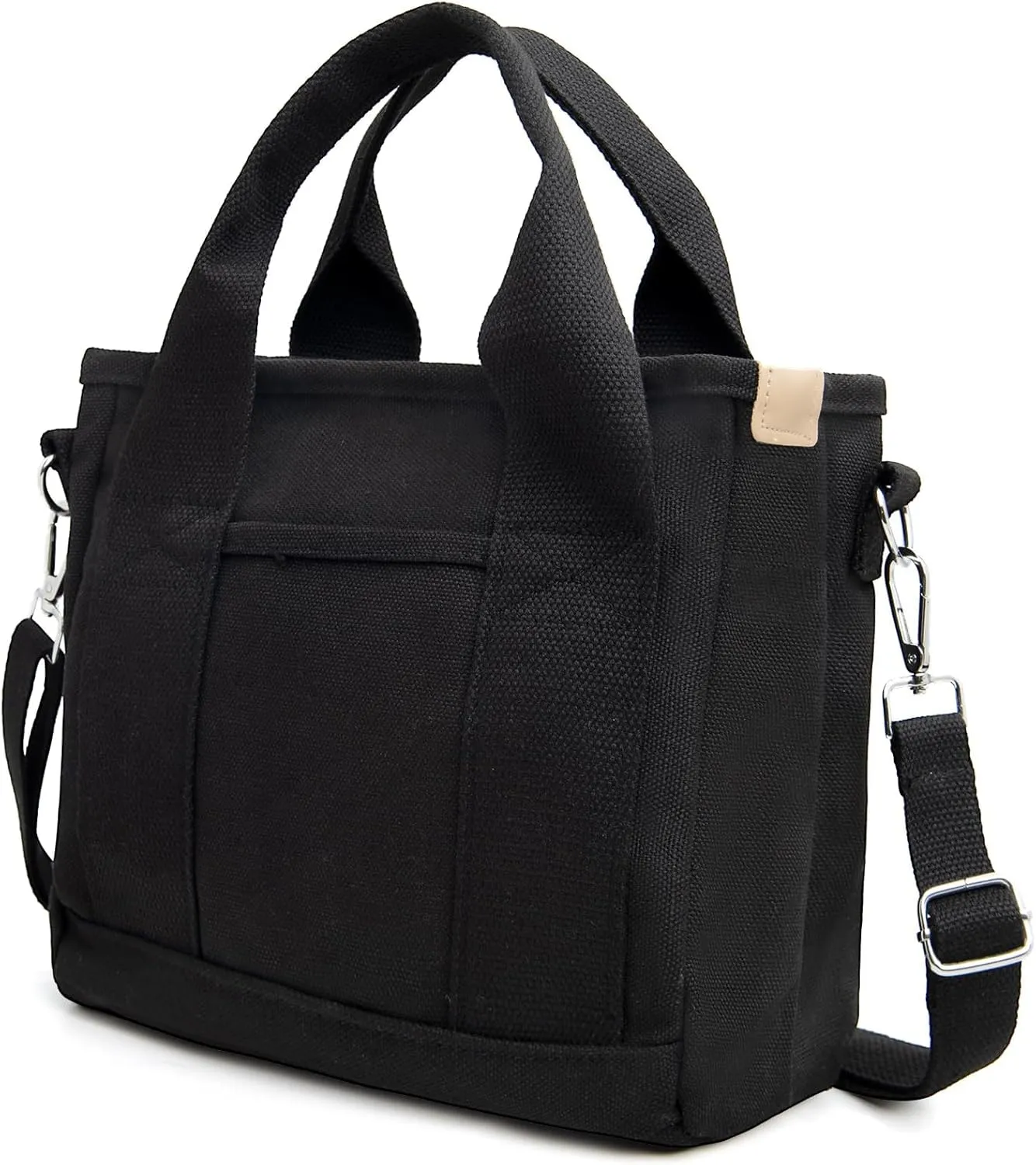 IwIeIaIrI Canvas Tote Bag for Women with Multi Pockets,Trendy Shoulder Handbag with Compartments for shopping,Work,Beach