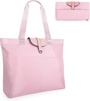 JASGOOD Tote Bag for Women Foldable Tote Bag for Travel Large Shoulders Bags Handbags