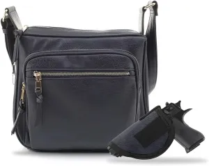 JESSIE & JAMES | Concealed Carry RFID Blocking Crossbody Purse for Women with Lock and Key