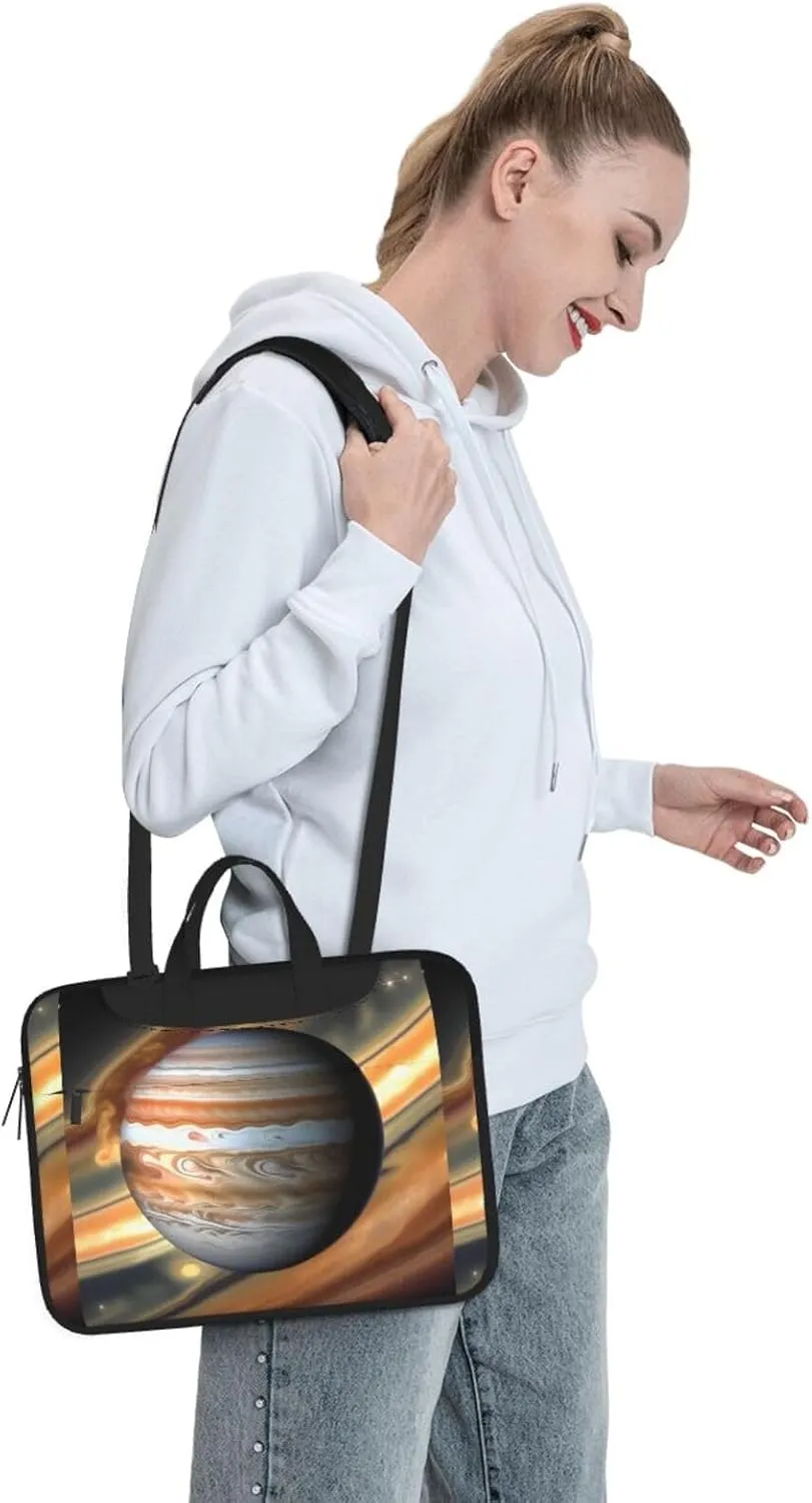 Jupiter Landscape Shockproof Portable Shoulder Laptop Bag For Daily Work Business Meetings