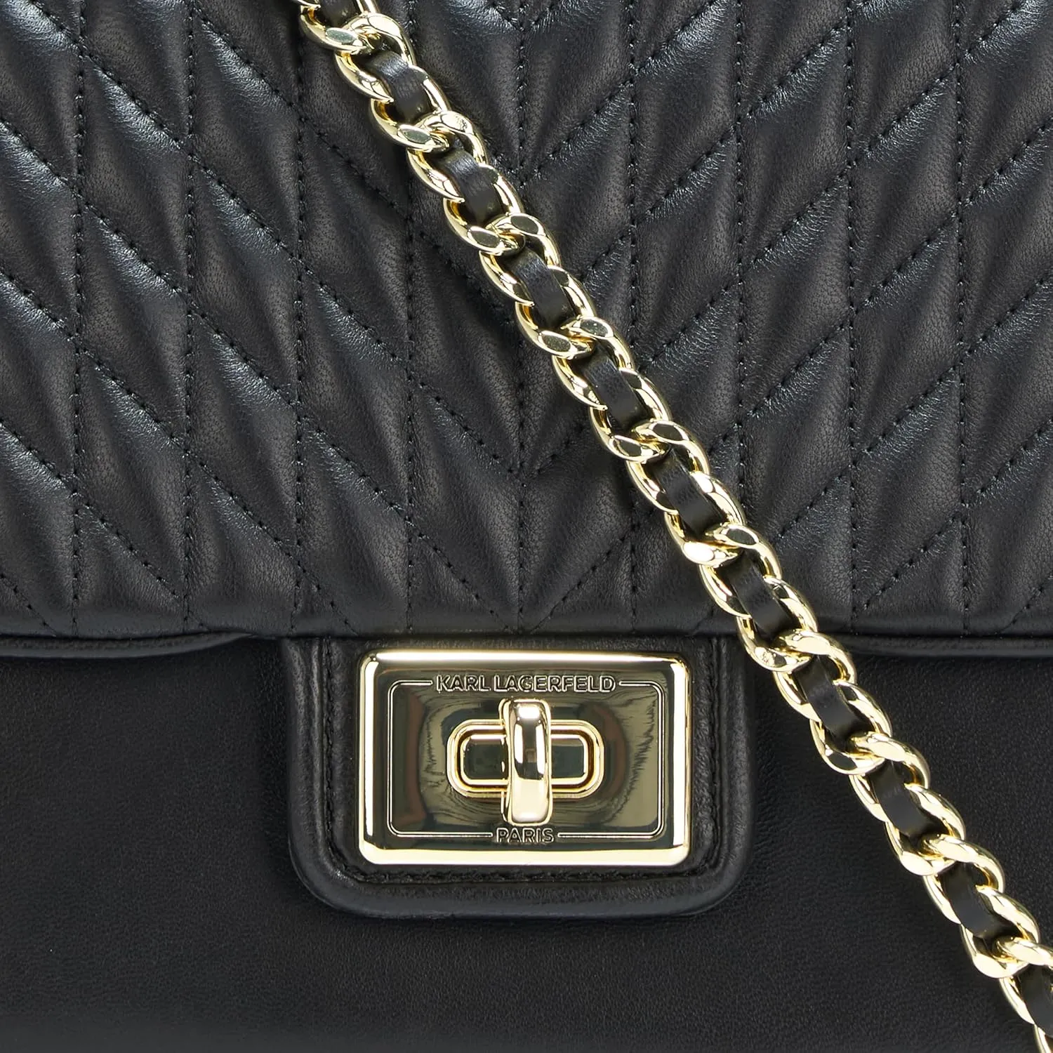 KARL LAGERFELD Agyness Large Shoulder Bag