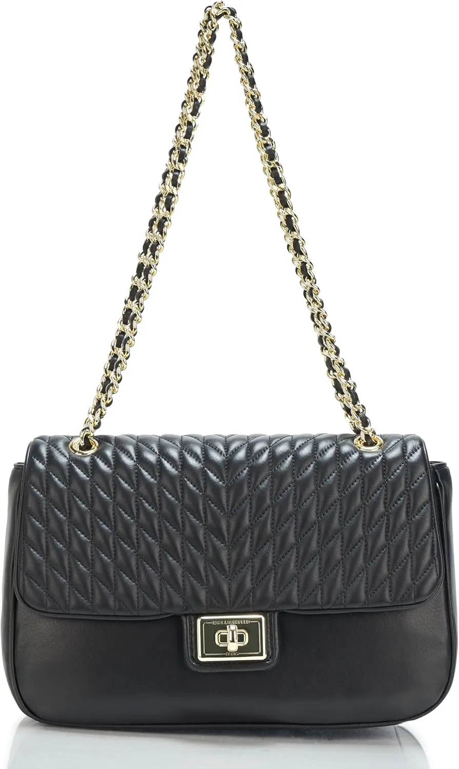 KARL LAGERFELD Agyness Large Shoulder Bag