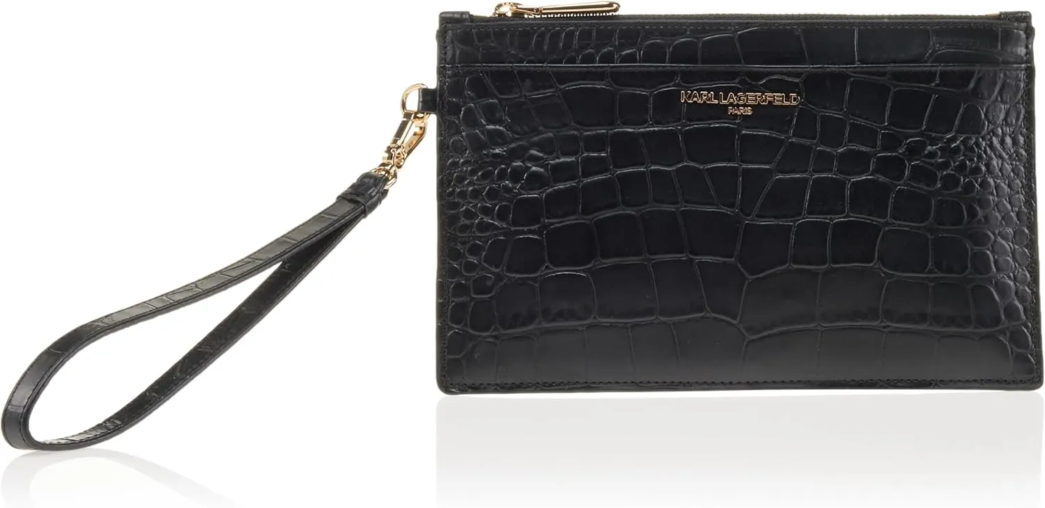 KARL LAGERFELD Quilted Wristlet