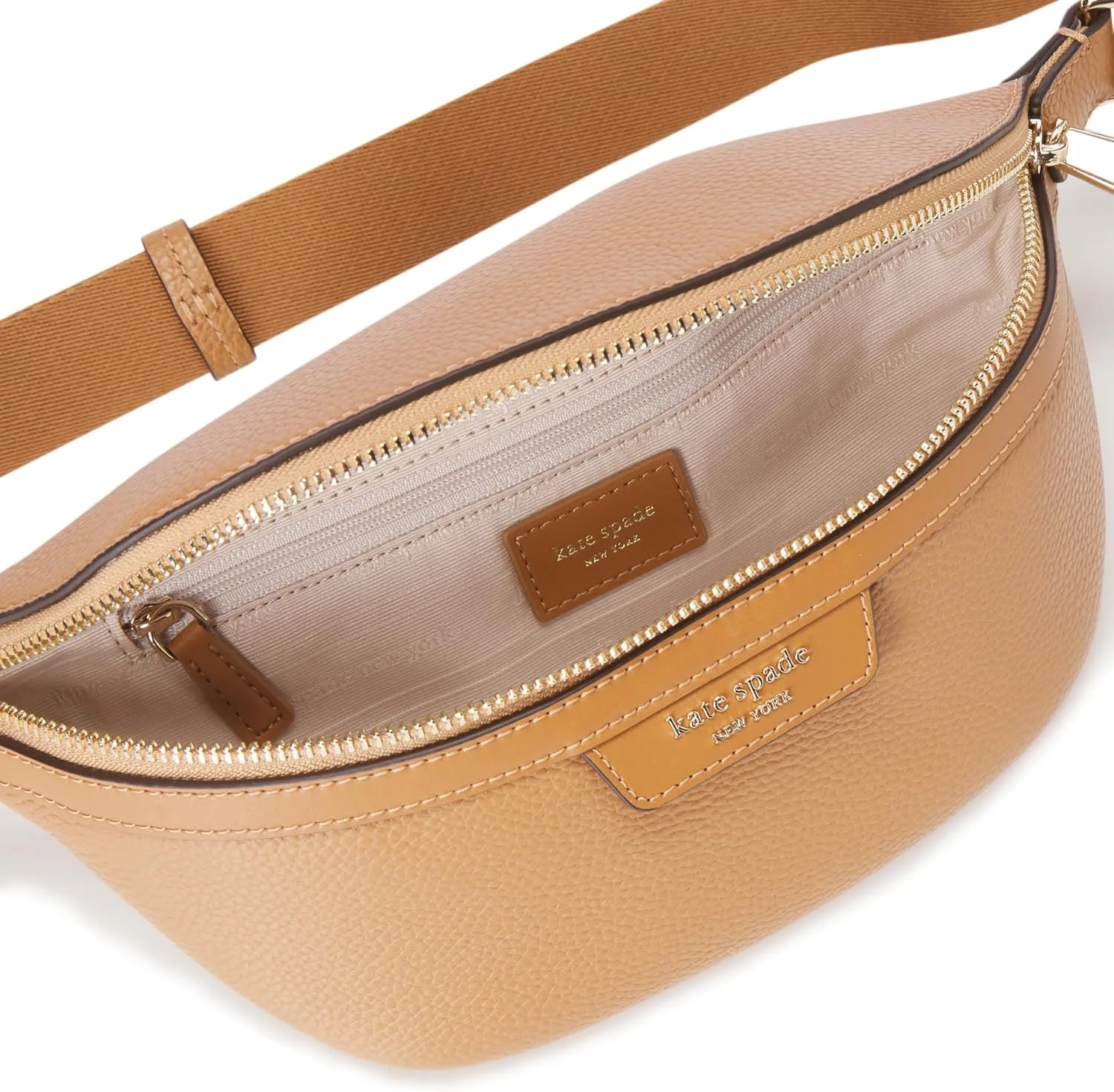 kate spade new york Hudson Pebbled Leather Belt Bag, Bungalow