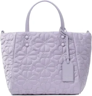 kate spade new york Tilly Quilted Fabric Small Tote, Frozen Lilac