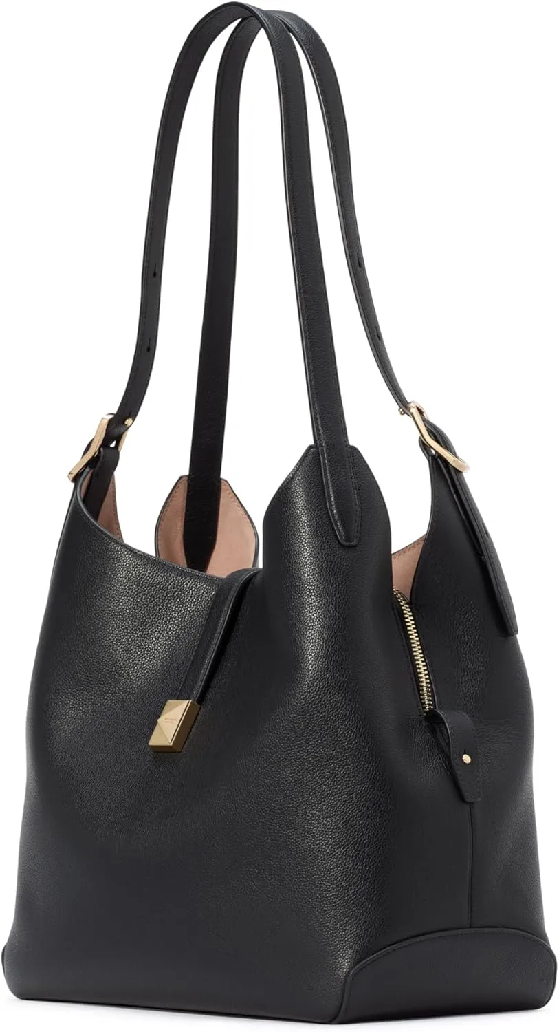 kate spade new york Women's Deco Pebbled Leather Large Shoulder Bag