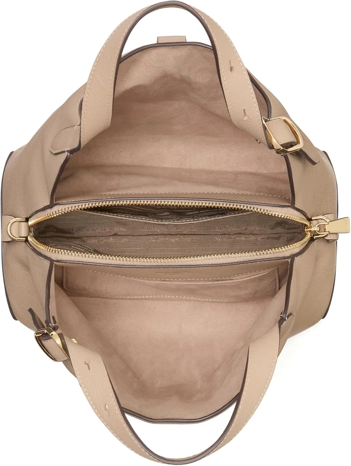 kate spade new york Women's Deco Pebbled Leather Medium Crossbody Tote