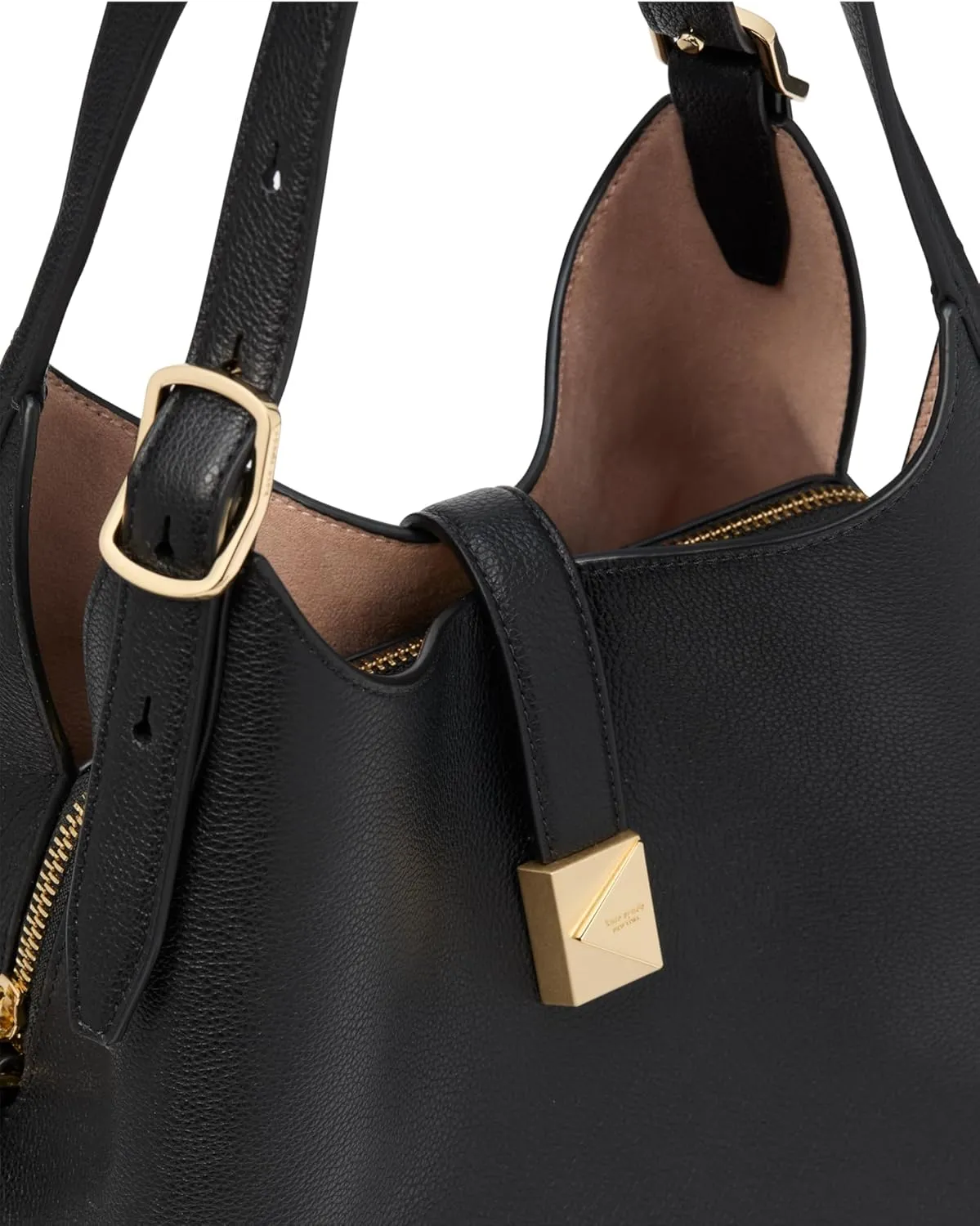 kate spade new york Women's Deco Pebbled Leather Medium Crossbody Tote