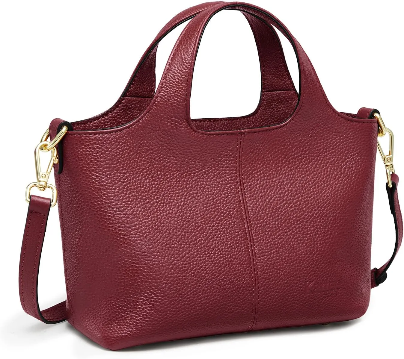 Kattee Leather Crossbody Bags for Women Cross Body Purses,Small Shoulder Tote Bag, Women's Satchel Handbags with Top Handle