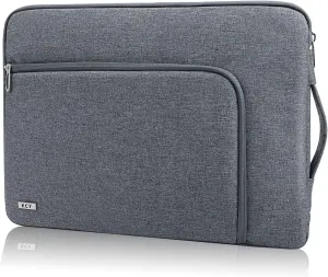 KCY Laptop Sleeve Carrying Case 15 15.6 16 Inch,Slim Computer Cover Bag Compatible with Macbook Air 15,MacBook Pro 15/16 M1 M2 2020-2023,15" Surface Laptop 5/4,Dell XPS 15,15-16 Hp Asus Notebook,Grey