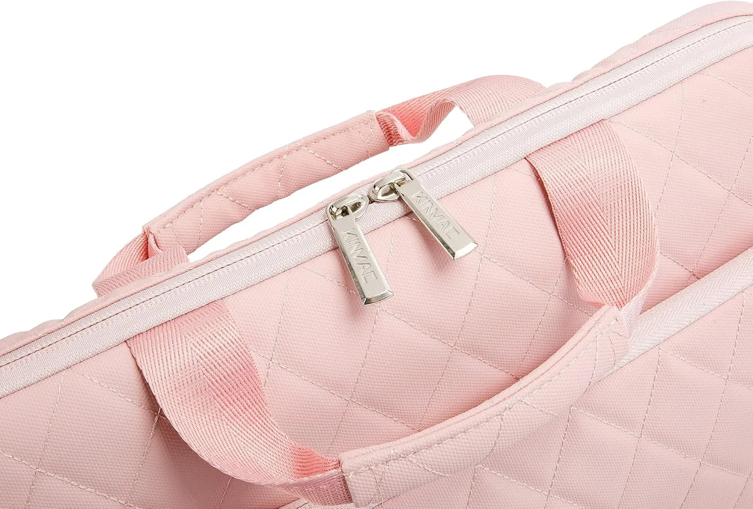 Kinmac 360 Degree Laptop Bag Full Cushioned Laptop Shoulder Bag For MacBook Air Pro 13 inch MacBook 14 inch and 13 inch-14 inch Laptop (Pink)