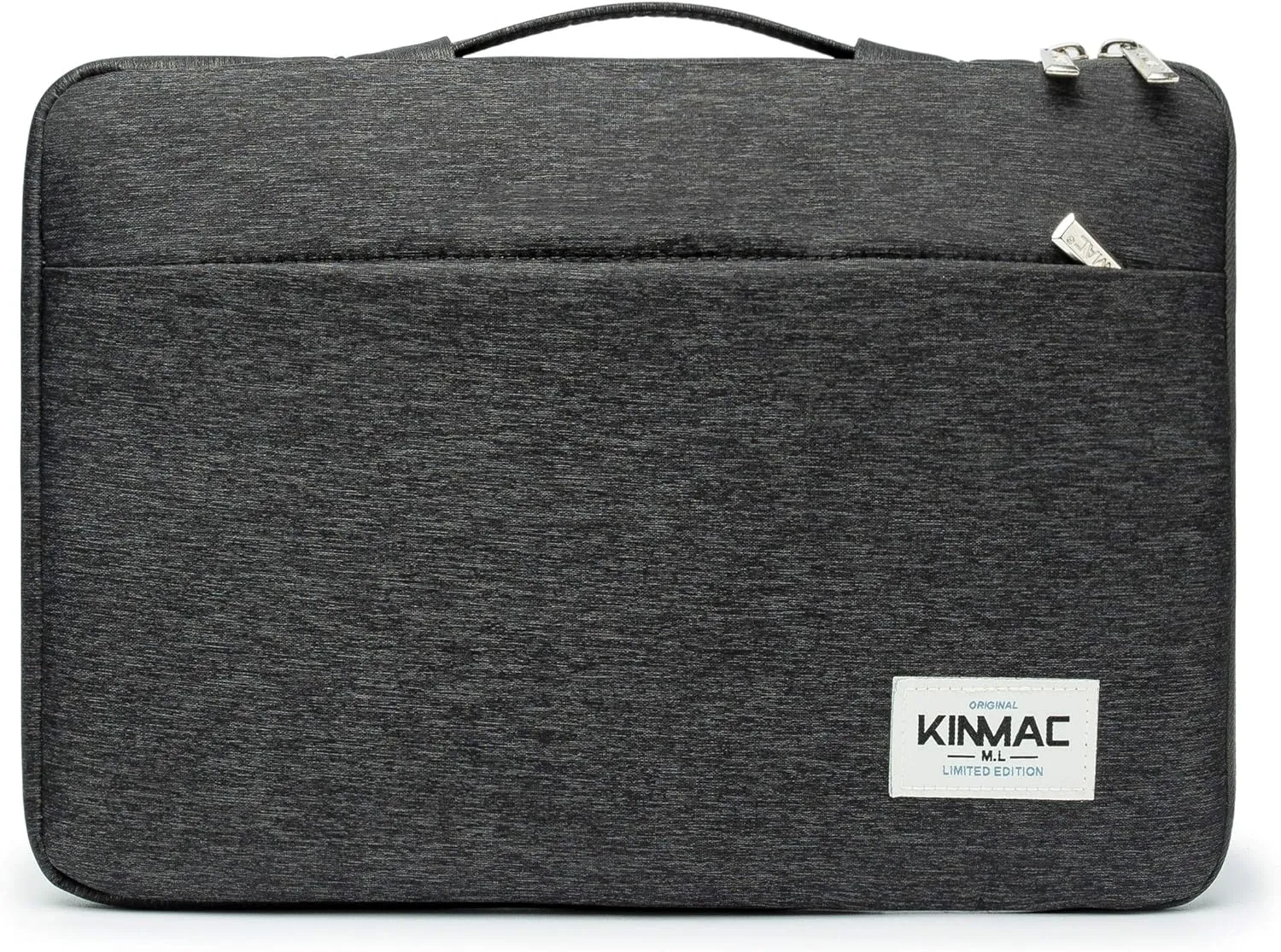 Kinmac 360° Protective Laptop Sleeve Case Bag Cover with Handle for MacBook Air 15 inch, and 15 inch-15.6 inch HP,Lenovo,Dell,ASUS,Acer Notebook Computer (Black)