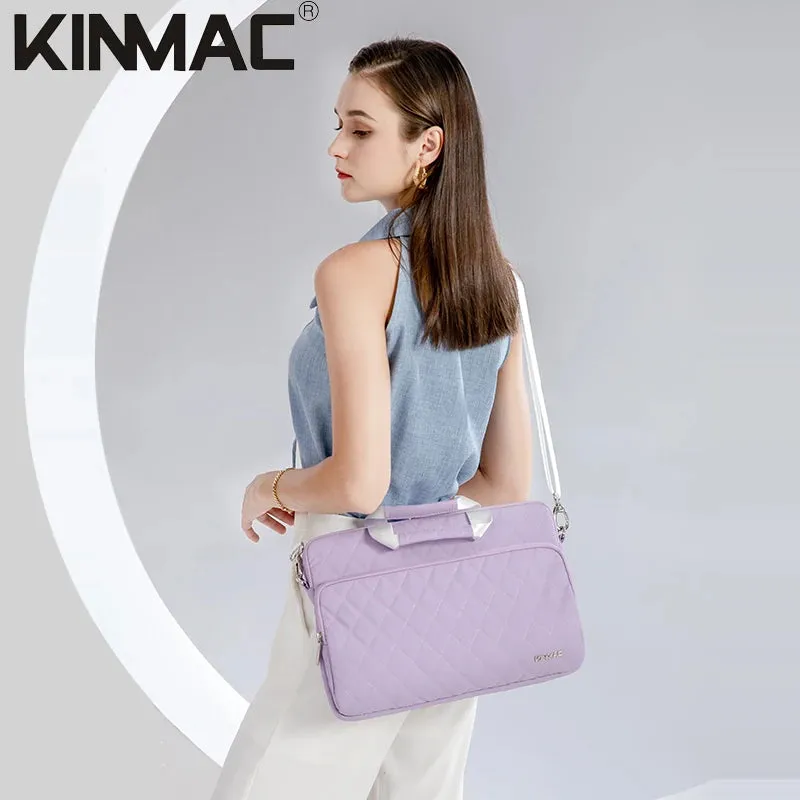 Kinmac 360° Super shockproof  13.3 Inch Laptop Shoulder Bag ( Eva Bubble protection, Waterproof Fabric, Luggage Strap, Extra Pockets) -Black