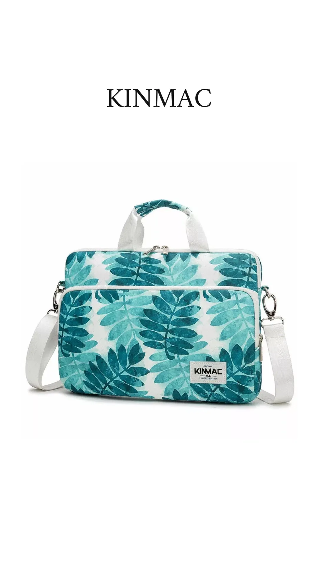 Kinmac 360° Super shockproof  13.3 Inch Laptop Shoulder Bag ( Eva Bubble protection, Waterproof Fabric, Luggage Strap, Extra Pockets) - Blue