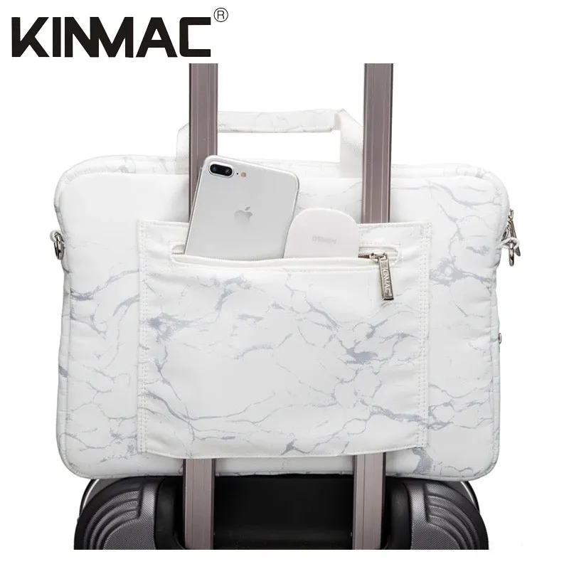 Kinmac 360° Super shockproof  13.3 Inch Laptop Shoulder Bag ( Eva Bubble protection, Waterproof Fabric, Luggage Strap, Extra Pockets) - Blue