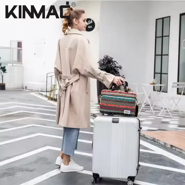 Kinmac 360° Super shockproof  13.3 Inch Laptop Shoulder Bag ( Eva Bubble protection, Waterproof Fabric, Luggage Strap, Extra Pockets) - Blue