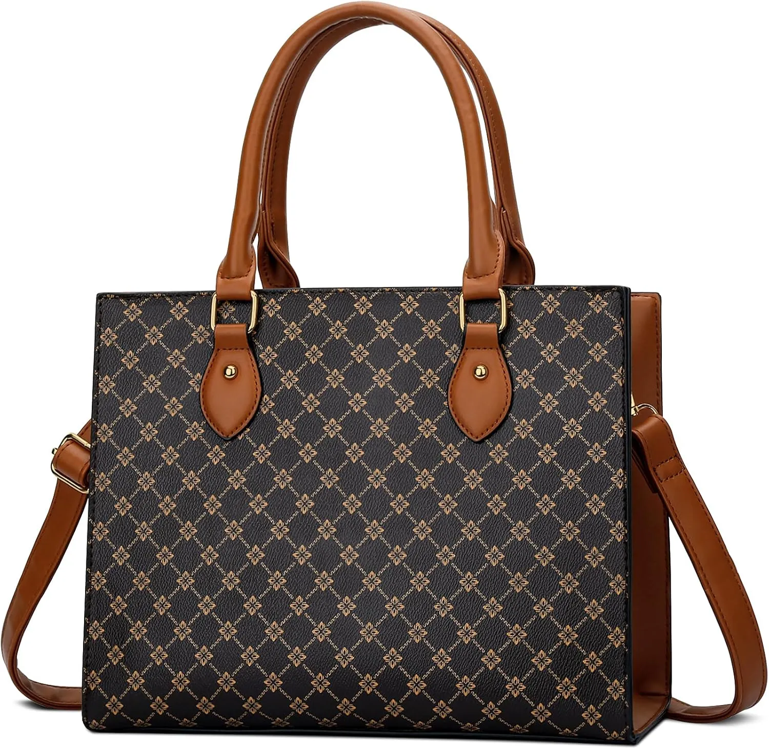 KKXIU Purses and Handbags for Women Vegan Leather Tote Shoulder Bag Ladies Top Handle Satchel with Coin Purse