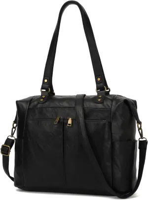 KouLi Buir Purses for Women, PU Leather Handbag Multiple Pockets Shoulder Bag Designer Hobo Bucket Roomy Crossbody Tote Bag