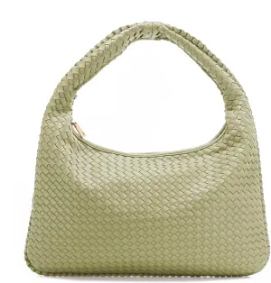 LA TERRE Woven Bag for Women Large Tote Hobo Bag Top Handle Shoulder Handbags