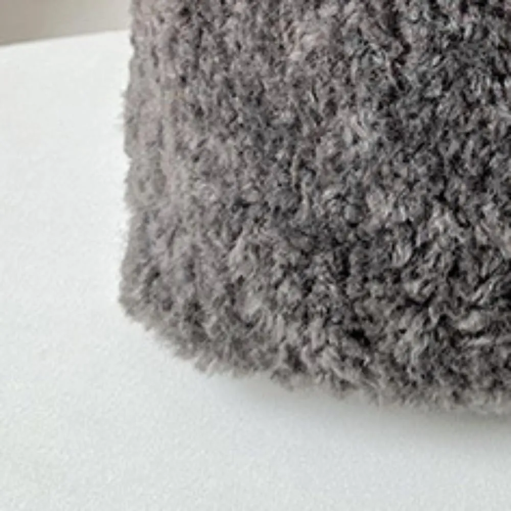 Lamb Wool Handbag Fuzzy Cute Autumn and Winter Fluffy Stylish Chroma Handbag Shoulder Bag Fuzzy Handbag