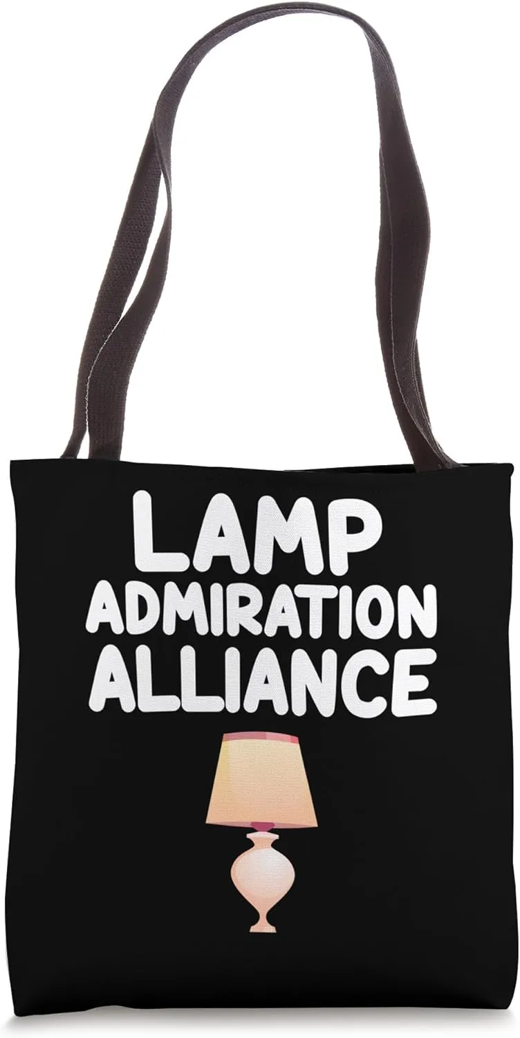 Lamp Admiration Alliance Light Fixtures Nightstand Aesthetic Tote Bag