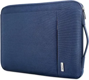 LANDICI 360° Protective Laptop Sleeve 15.6 Inch for MacBook Pro 16 M2/M1,MacBook Air 15,Computer Bag Carrying Case for 15-16 Inch HP Dell Asus Lenovo Notebook, Slim, Shockproof, Waterproof, Blue