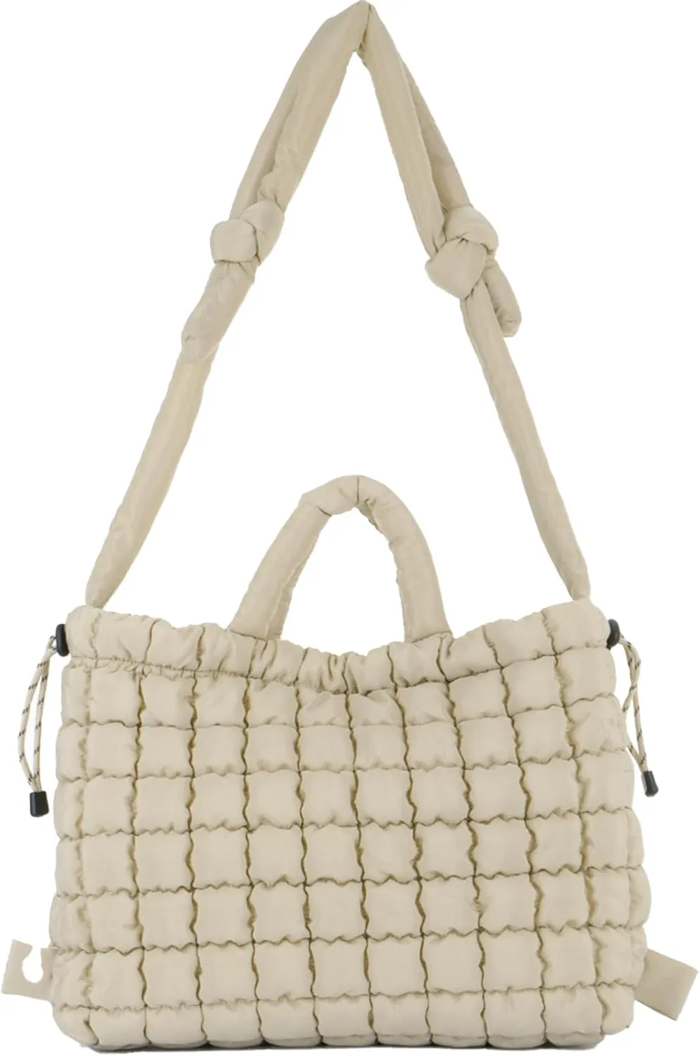 Lanpet Quilted Puffer Tote Bag for Women Large Quilted Crossbody Bag Lightweight Nylon Puffy Carryall Hobo bag Handbags