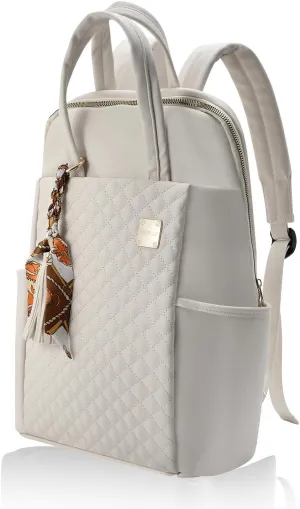 Laptop Backpack Purse 14 to 15.6 Inch 16 for Women with Laptop Compartment Compatible with Lenovo PU LeatherComputer Case Laptop bag