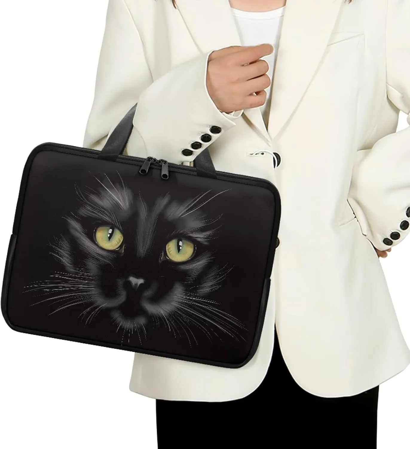 Laptop Bag Case Waterproof Zipper Portable Computer Carrying Bag for Office Business School 10 Inch- 17 Inch